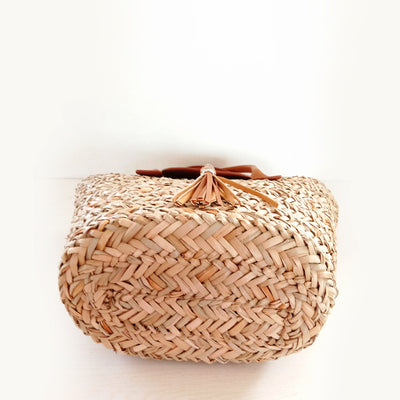 Bolsa Playera Tejida Artesanal con Borla - Diseño Veraniego en Rafia Natural - Image 7