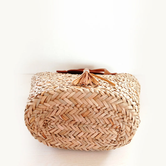 Bolsa Playera Tejida Artesanal con Borla - Diseño Veraniego en Rafia Natural - Image 7