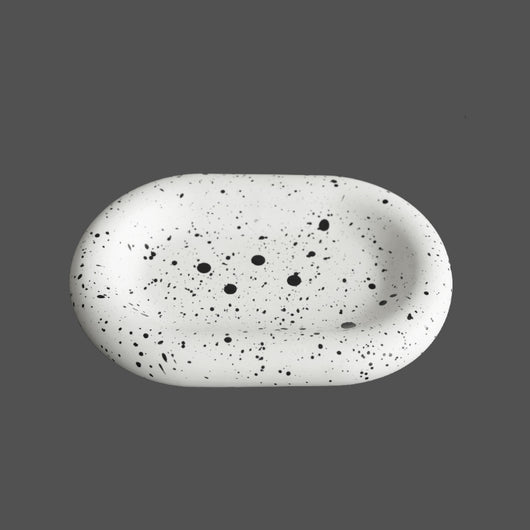 Plato Oval de Cerámica Mate Diseño Nórdico con Tinta Decorativa - Image 9