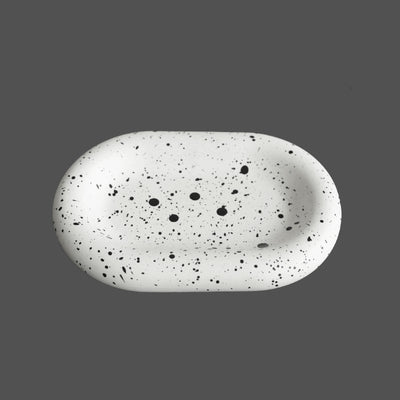 Plato Oval de Cerámica Mate Diseño Nórdico con Tinta Decorativa - Image 3