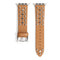 Uñas Marrón Claro Y Plateadas 38 Mm