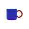 Vaso de Café Nórdico de Vidrio Coloreado - Diseño Creativo Premium