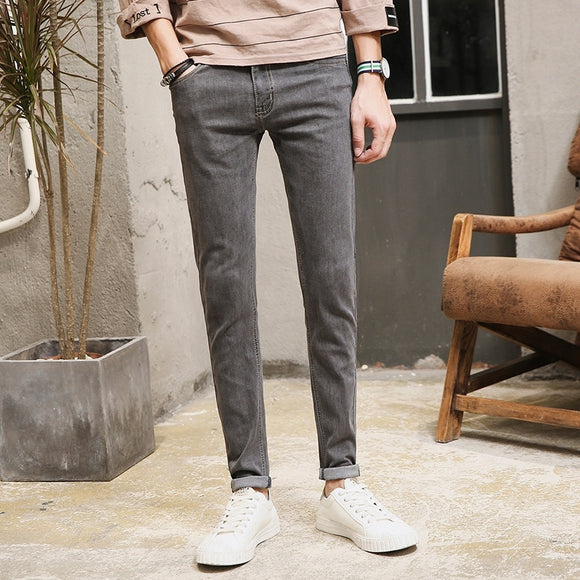Men's Light Blue Slim Fit Jeans - Stretchy Skinny Jeans