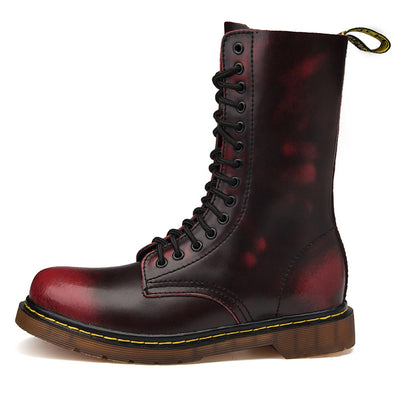 Botas Martin de Cuero Impermeables para Hombre y Mujer - Estilo Militar Británico - Image 14