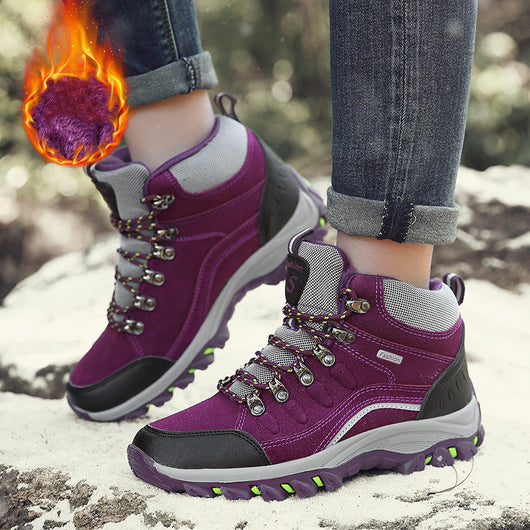 Botas de Senderismo Impermeables Talla Grande con Forro Térmico para Parejas - Image 12