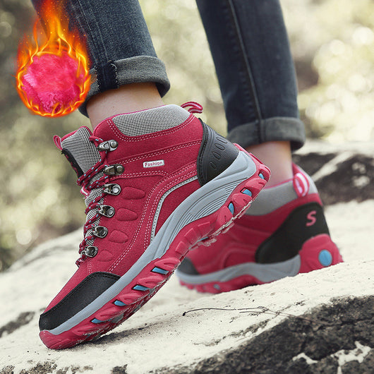 Botas de Senderismo Impermeables Talla Grande con Forro Térmico para Parejas - Image 22