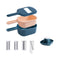 Dark Azul Eight Pieza Juego Tableware