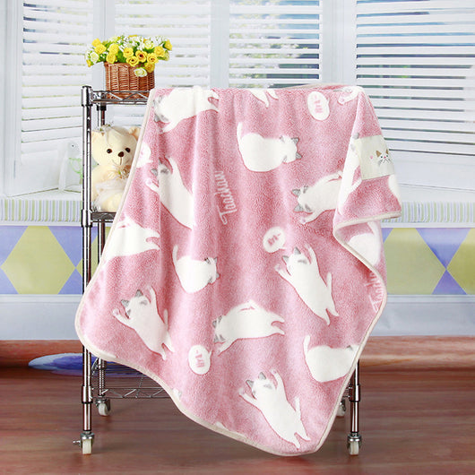 Manta Térmica para Mascotas Coral Fleece - Abrigo Cálido Invierno y Otoño - Image 10