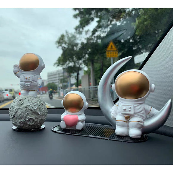 Miniatura de Astronauta Espacial - Adorno Decorativo de Colección