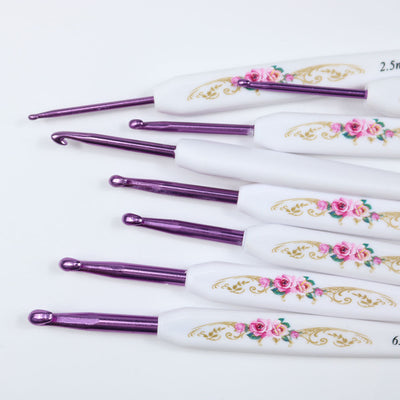 Aguja de Ganchillo Porcelana Azul y Blanca con Mango Aluminio - Image 9