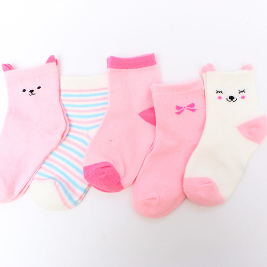 Calcetines Infantiles Transpirables Primavera-Otoño con Diseños Coreanos Lindos - Image 11