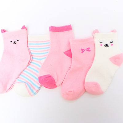 Calcetines Infantiles Transpirables Primavera-Otoño con Diseños Coreanos Lindos - Image 5