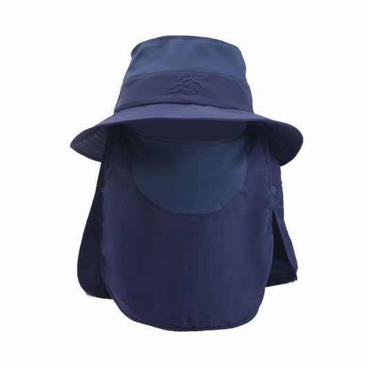 Sombrero de Pesca con Protección Solar y Cobertura Facial Transpirable