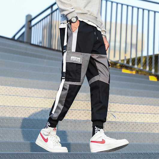 Pantalones Cortos Overol Hombre Tendencia Suelta Casual - Image 9