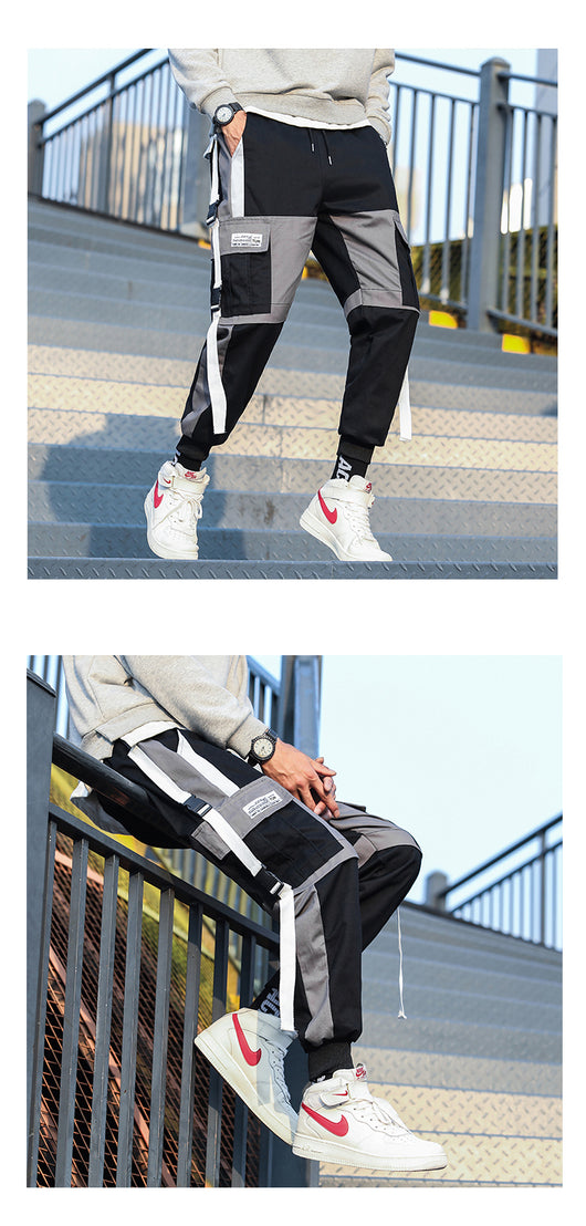 Pantalones Cortos Overol Hombre Tendencia Suelta Casual - Image 13