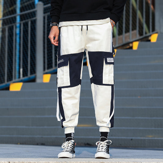 Pantalones Cortos Overol Hombre Tendencia Suelta Casual