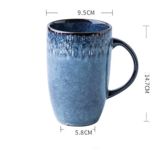 Taza de Cerámica Retro Europea Grande - Tazón para Bebidas Diarias - Image 2