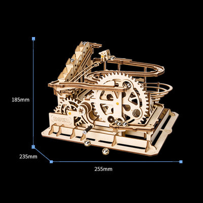 Pista de Canicas Laberinto 3D de Madera - Kit DIY Robotime ROKR Puzzle Construcción - Image 9