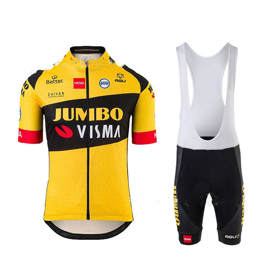 Traje de Ciclismo Manga Corta Transpirable con Tirantes