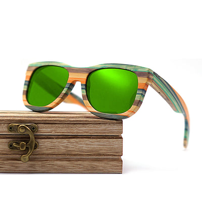 Gafas de Sol Retro de Bambú y Madera con Lentes Polarizadas - Image 10