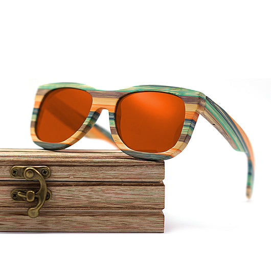 Gafas de Sol Retro de Bambú y Madera con Lentes Polarizadas - Image 3