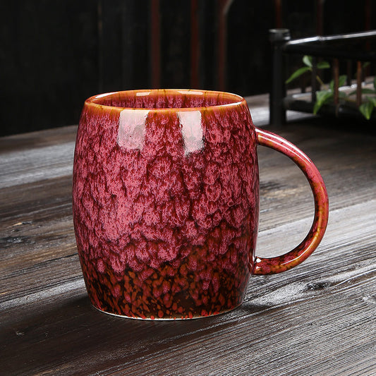 Taza Cerámica Grande de Cambio de Color - Diseño Minimalista para Parejas - Image 2