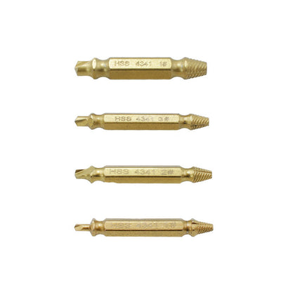 Juego de 4 Extractores de Tornillos Doble Cabeza con Recubrimiento de Titanio - Image 6