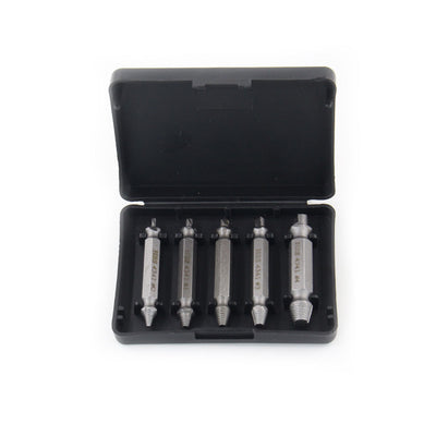 Juego de 4 Extractores de Tornillos Doble Cabeza con Recubrimiento de Titanio