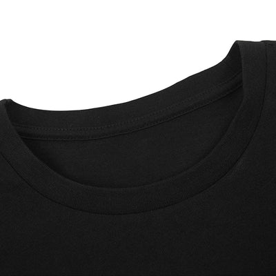 Camiseta Negra de Algodón para Hombre - Mensaje de Justicia Social - Image 9