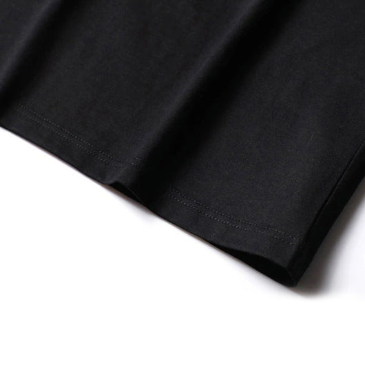 Camiseta Negra de Algodón para Hombre - Mensaje de Justicia Social - Image 3