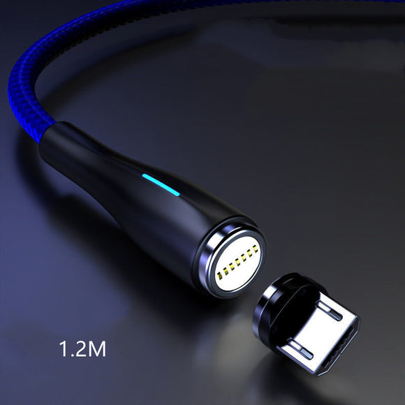 Cable de Carga Magnética 5A Ultra Rápida con Transferencia de Datos