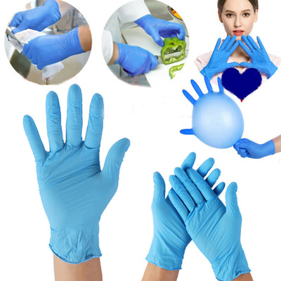 Guantes de Nitrilo Desechables Sin Polvo - Azul (Caja Dispensadora) - Image 11