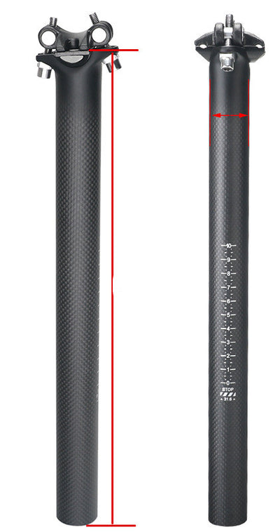 Tubo de Asiento de Bicicleta de Montaña en Fibra de Carbono 3K - Balance y Rendimiento - Image 13