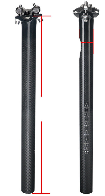 Tubo de Asiento de Bicicleta de Montaña en Fibra de Carbono 3K - Balance y Rendimiento - Image 12
