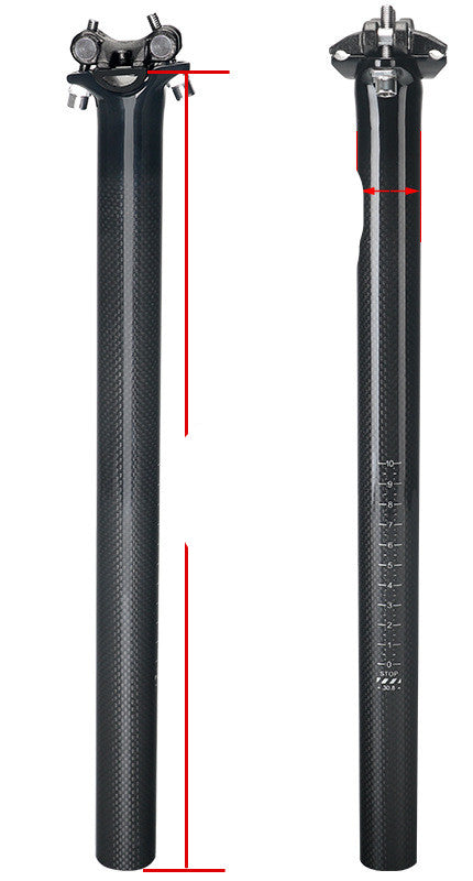 Tubo de Asiento de Bicicleta de Montaña en Fibra de Carbono 3K - Balance y Rendimiento - Image 4