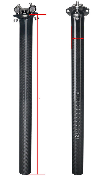 Tubo de Asiento de Bicicleta de Montaña en Fibra de Carbono 3K - Balance y Rendimiento - Image 8