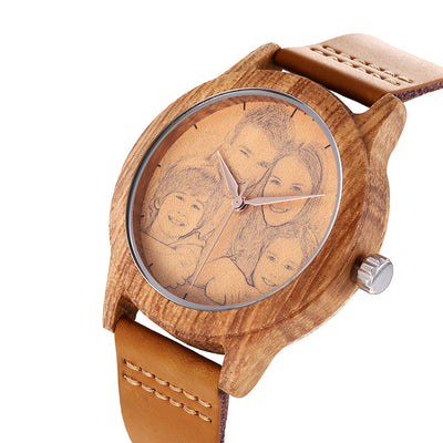 Reloj Conmemorativo de Madera Personalizado para Hombre - Diseño Exclusivo - Image 4