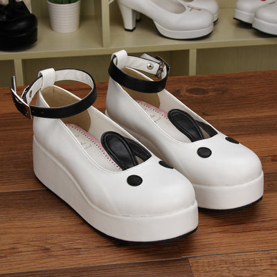 Zapatillas Artesanales de Suela Gruesa con Orejas de Conejo - Zapatos Cómodos de Esponja - Image 12