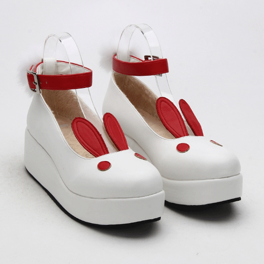 Zapatillas Artesanales de Suela Gruesa con Orejas de Conejo - Zapatos Cómodos de Esponja - Image 3