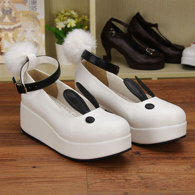 Zapatillas Artesanales de Suela Gruesa con Orejas de Conejo - Zapatos Cómodos de Esponja - Image 5