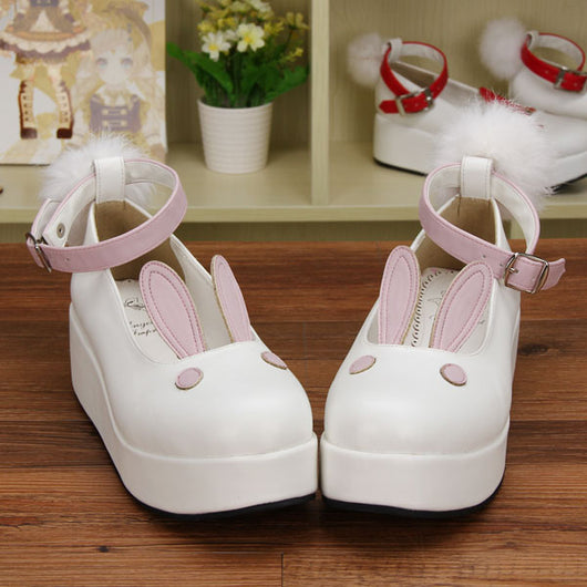 Zapatillas Artesanales de Suela Gruesa con Orejas de Conejo - Zapatos Cómodos de Esponja - Image 7