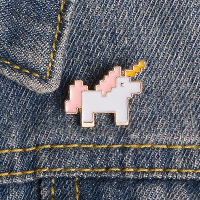 Broche Unicornio Aleación Poni Arcoíris - Insignia Decorativa para Estudiantes - Image 12