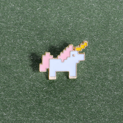 Broche Unicornio Aleación Poni Arcoíris - Insignia Decorativa para Estudiantes - Image 10