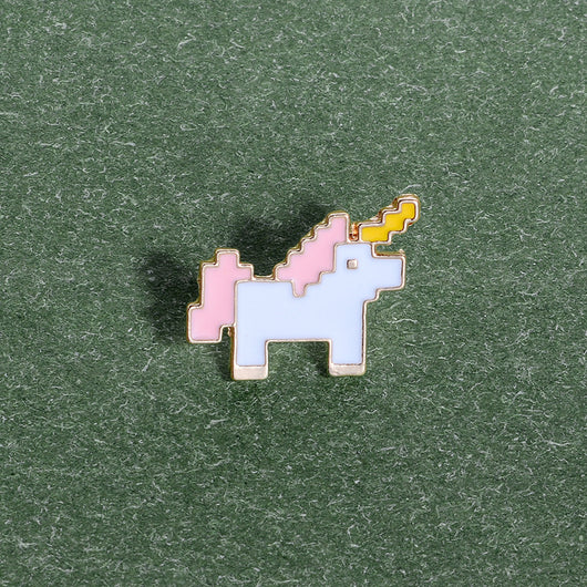 Broche Unicornio Aleación Poni Arcoíris - Insignia Decorativa para Estudiantes - Image 4