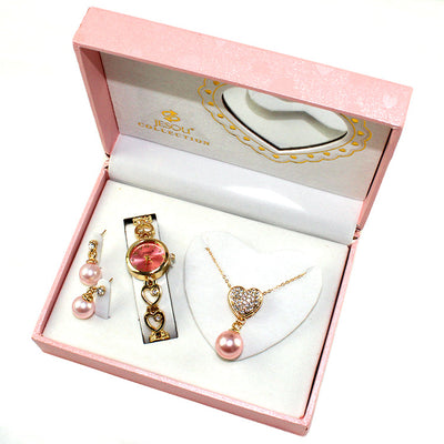 Conjunto de Joyería para Mujer: Reloj, Collar y Aretes - Image 7