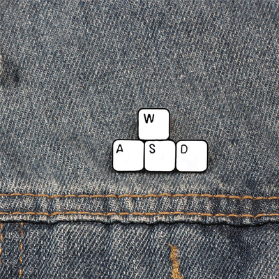 Pin Broche Anime Japonés y Coreano - Botón Teclado Alloy Drip - Image 12