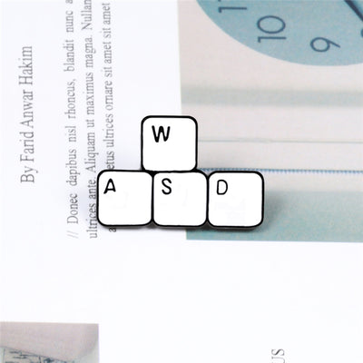 Pin Broche Anime Japonés y Coreano - Botón Teclado Alloy Drip - Image 5