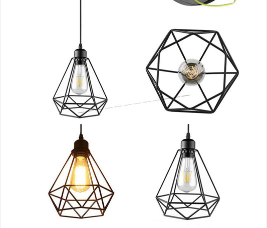 Lámpara Colgante Estilo Nórdico Retro