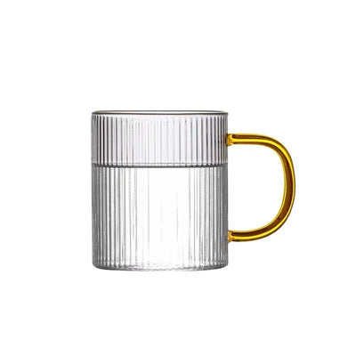 Juego de Tazas de Té Vidrio con Patrón Costillas - Diseño Rayas Verticales - Image 11