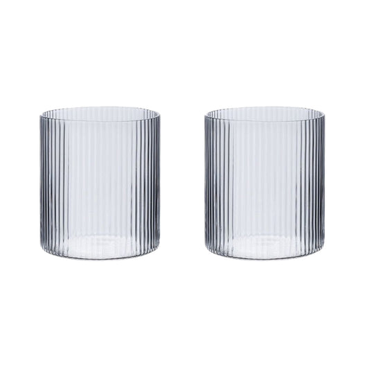 Juego de Tazas de Té Vidrio con Patrón Costillas - Diseño Rayas Verticales - Image 7